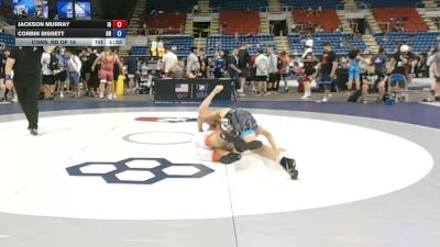 165 lbs Cons. Rd Of 16 - Jackson Murray, Iowa vs Corbin Bissett, Ohio