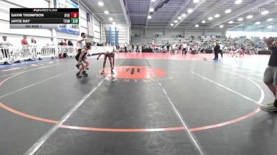 110 lbs Rr Rnd 1 - Rowen Musick, Steel Hunt Savages vs Preston Burley, Team Michigan