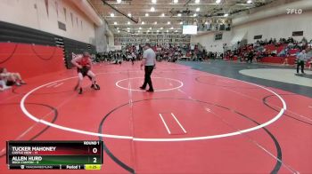 126 lbs Round 2 (4 Team) - Tucker Mahoney, Castle View vs Allen Hurd, Rock Canyon