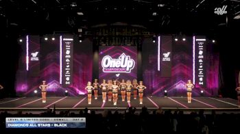 Diamonds All Stars - BLACK [2026 L6 Limited Coed - XSmall Day 2] 2026 One Up Grand Nationals