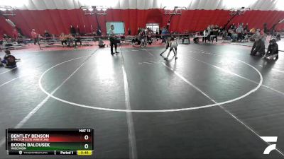 78-85 lbs Round 4 - Boden Balousek, Wisconsin vs Bentley Benson, X-Factor Elite Wrestling