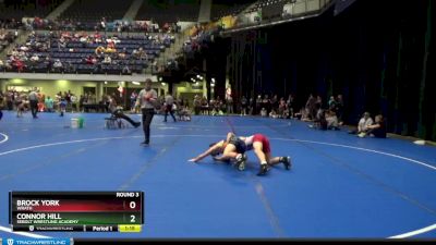 140 lbs Round 3 - Connor Hill, Sebolt Wrestling Academy vs Brock York, Wrath