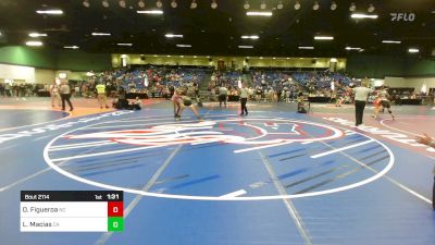 132 lbs Consi Of 128 #2 - Omari Figueroa, NC vs Leo Macias, CA