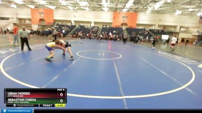 125 lbs Cons. Round 4 - Sebastian Chiesa, Penn State Behrend vs Uriah Morris, Pitt-Bradford