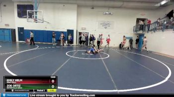 132G Quarterfinal - Emily Helm, Ririe Girls vs Zoe Ortiz, Bonneville Girls