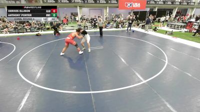 Junior Boys - 215 lbs Cons. Round 2 - Xerxes Ellison, Alabama vs Anthony Porter, MATPAC Wrestling Club