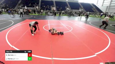 57 lbs Semifinal - Sawyer Barnes, Mid-Valley Wolves WC vs Joseph Mares Jr, Team Selma