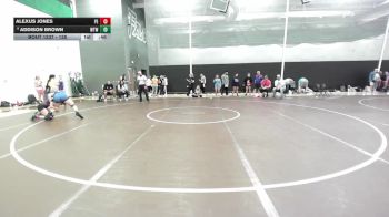 135 lbs 5th Place Match - Addison Brown, Waynesville Tiger Wrestling vs Alexus Jones, Prodigy Elite