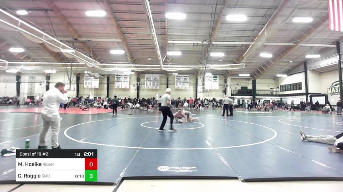 149 lbs Consi Of 16 #2 - Matthew Hoelke, Rider vs Cale Roggie, George Mason