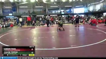 70 lbs Cons. Round 4 - Carson Paige, Tennessee Valley Wrestling vs Chayne Thomas, Quest Wrestling Club