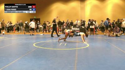 120 lbs Cons. Sub-rd Of 16 - Phillip Griffin, Myland Wrestling vs Josh Perez, Gps