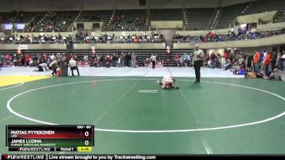 60 lbs Champ. Round 1 - Matias Pyykkonen, LAW vs James Luoma, Pursuit Wrestling Minnesota