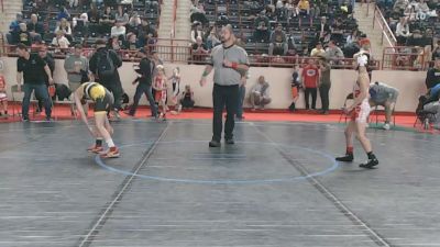 70_B lbs Round Of 16 - Lucas Gush, Belle Vernon vs Chase Boyer, Elizabeth-Forward
