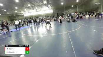 165 lbs Cons. Round 3 - Brunson Smedley, Fremont Wrestling Club vs Tatum Haney, Skyline High School