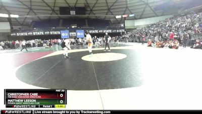 86 lbs Champ. Round 1 - Christopher Cabe, The Base Vancouver Wrestling vs Matthew Leeson, Fitness Quest Wrestling Club