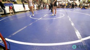 126 lbs Quarterfinal - Stormie Markle, Salina Wrestling Club vs Gabrielle Bevenue, Lady Outlaw Wrestling Academy