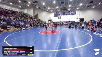 150-165 lbs Round 1 - Stryker Marvel, Eastside United vs Trenten Lumpkins Brattin, Rawlins Wrestling Club