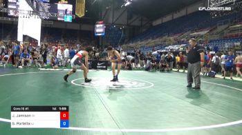 160 lbs Cons 16 #1 - Jesse Jamison, Oregon vs Sabino Portella, New Jersey