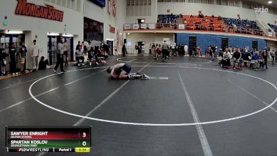 138 lbs Cons. Round 3 - Spartan Koslov, Georgetown Prep vs Sawyer Enright, Gilman School