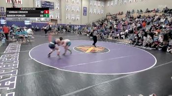 190 lbs Cons. Round 2 - Jordan Crouch, Pope Saint John Paul II vs Gideon Fowler, Siegel