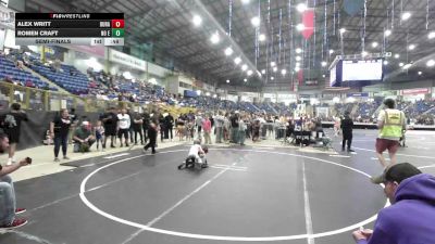 46 lbs Semifinal - Alex Writt, Duran Elite vs Romen Craft, No Escape Wrestling