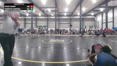 160 lbs Quarterfinal - Elijah Adams, Cherry Run vs Qwentyn Campbell, Hollidaysburg