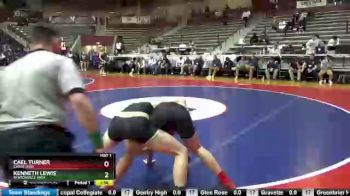 6 lbs Quarterfinal - Kenneth Lewis, Bentonville High vs Cael Turner, Cabot High