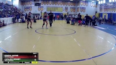 115 lbs Quarterfinal - Catalina Kenney, Viera Hammers vs Kendal Haynie, Wicked Clover