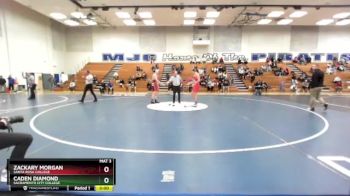 157 lbs Champ. Round 1 - Zackary Morgan, Santa Rosa College vs Caden Diamond, Sacramento City College