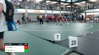 186-199 lbs Semifinal - Calvin Gross, One Unit Wrestling Academy vs Ryan Darnell, Quincy Notre Dame
