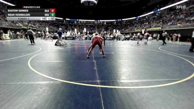 140 lbs Consy 1 - Easton Grimes, Bald Eagle Area vs Dean Kosmalski, Great Valley