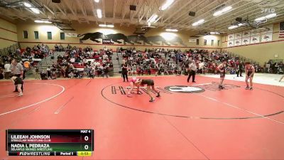 83-88 lbs Round 1 - Lileeah Johnson, Steelclaw Wrestling Club vs Nadia L Pedraza, SelahFlo Vikings Wrestling