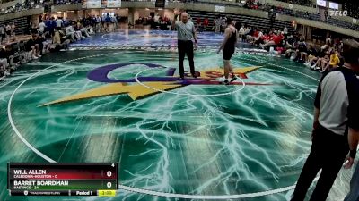 172 lbs Semis & 1st Wrestleback (8 Team) - Will Allen, Caledonia-Houston vs Barret Boardman, Hastings