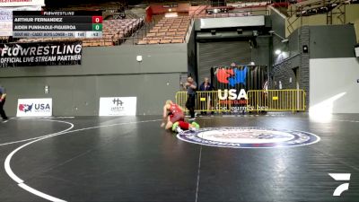 Cadet Boys Lower - 126 lbs Cons. Round 3 - Aiden Punihaole-Figueroa vs Arthur Fernandez