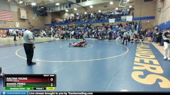 170lbs Semifinal - Aaliyah Young, Prairie (Girls) vs Ihanna Perez, Grandview (Girls)