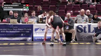107 lbs Quarterfinal - Nicholas McGarrity, Peters Township vs Dom Powell, Upper Dublin