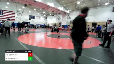 152 lbs Round Of 32 - Yusufdzhon Balaev, Franklin D. Roosevelt vs Khen Calderon, New Utrecht