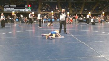 45 lbs 3rd Place - Alyvia Yothers, Chestnut Ridge vs Rylee Wells, Keystone
