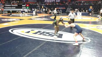 2A 150 lbs Cons. Round 1 - Garrett Waisath, Mahomet (M.-Seymour) vs Maurice Bush, Chicago (Agricultural Science)