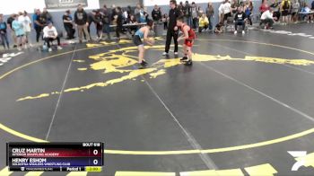 105 lbs Final - Henry Eshom, Soldotna Whalers Wrestling Club vs Cruz Martin, Interior Grappling Academy