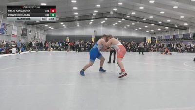 285 lbs Quarters - Renzo Cooligan, Alpha Wrestling Club vs Rylie Kendziora, Aviators