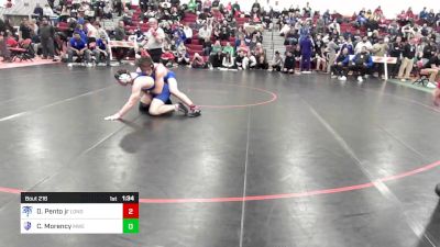 152 lbs Semifinal - David Pento Jr, Londonderry vs Christian Morency, Manchester West