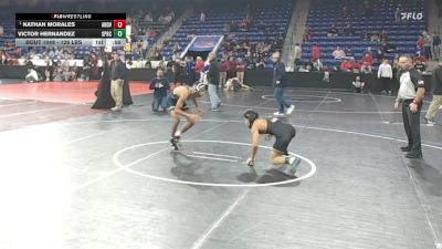 126 lbs Round Of 64 - Nathan Morales, Andover vs Victor Hernandez, Springfield Central