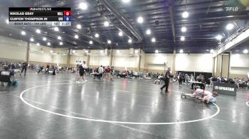 144 lbs Consolation - Nikolas Gray, Wellington Wrestling vs Clinton Thompson Jr, Quest For Gold