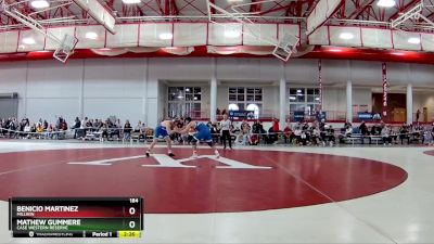 184 lbs Cons. Round 2 - Benicio Martinez, Millikin vs Mathew Gummere, Case Western Reserve