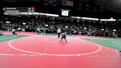 120 lbs Cons. Round 3 - Crue Willis, CPWA vs Hunter Moore, NWA3