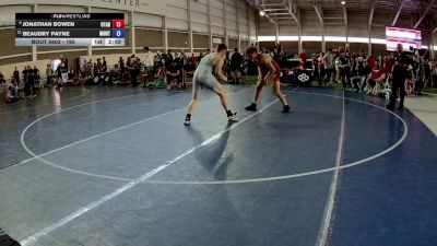 215 lbs Cons. Round 4 - Jonathan Bowen, Utah vs Beaudry Payne, Montana