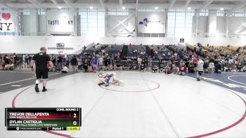 118 lbs Cons. Round 2 - Dylan Castiglia, Niagara Falls Power Cats Wrestling vs Trevor DellaPenta, Eden Wrestling Club