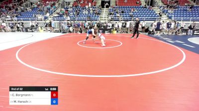 130 lbs Rnd Of 32 - Christina Borgmann, FL vs Mason Harsch, CA