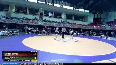 106 lbs Placement Matches (16 Team) - Carter Booze, Columbus vs Jaxzon Matteo, Norfolk